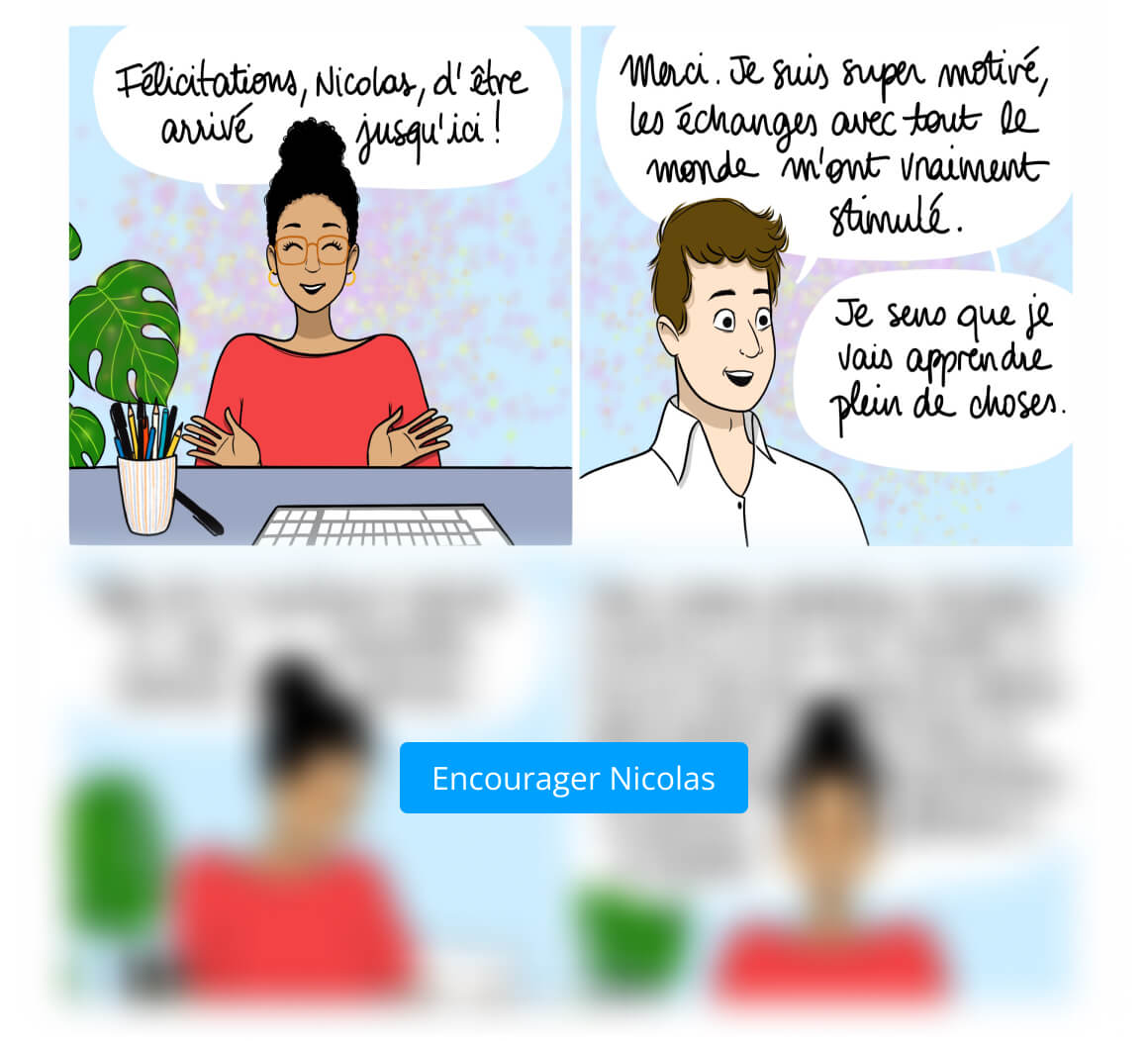 Nicolas signe son contract