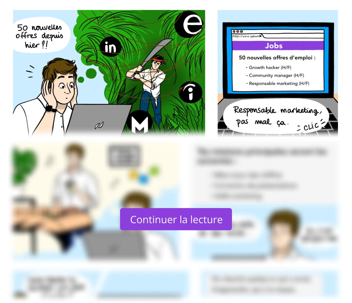 La BD made-in Uptoo : chapitre 1