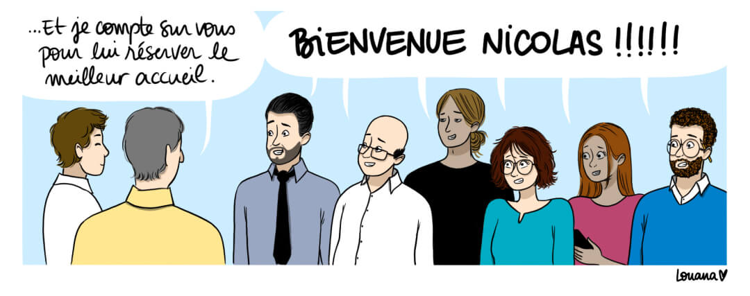 Nicolas fait son premier call