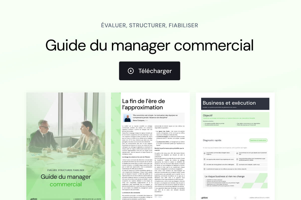Nouveau Guide Uptoo : Le guide du manager commercial