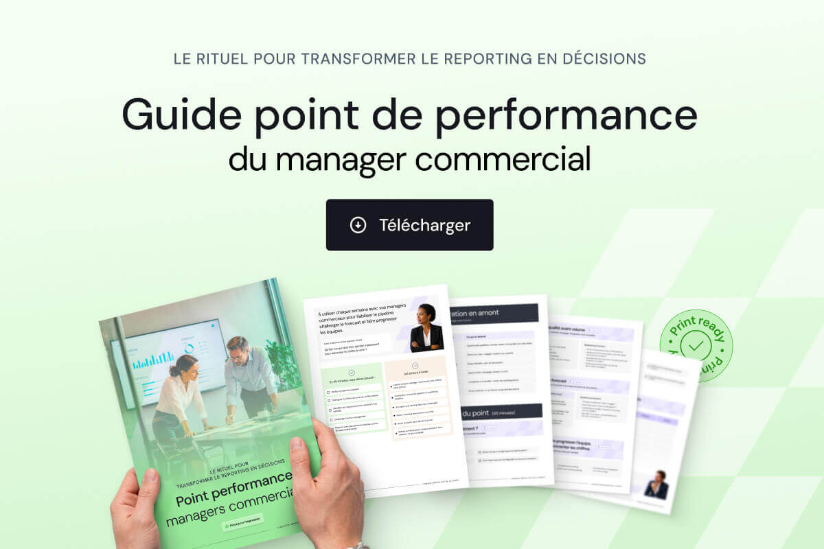 Guide point de performance du manager commercial