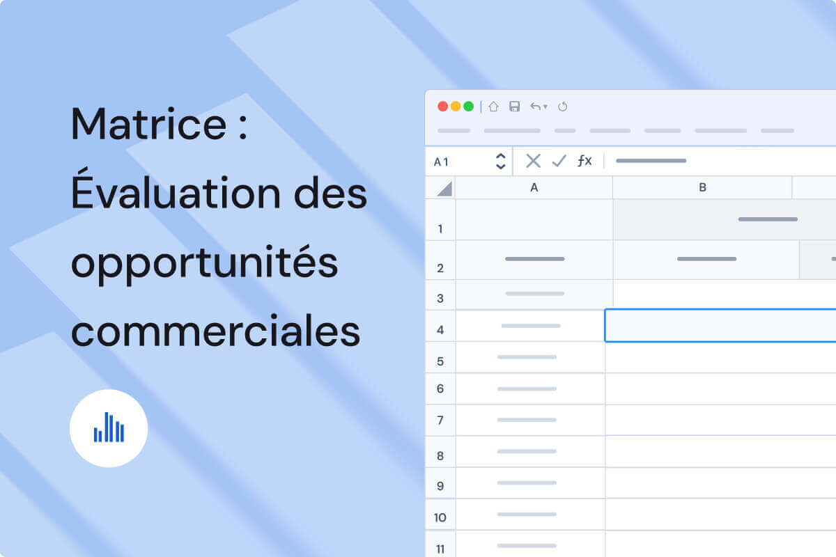 Uptoo : Matrice d'estimation des opportunités commerciales
