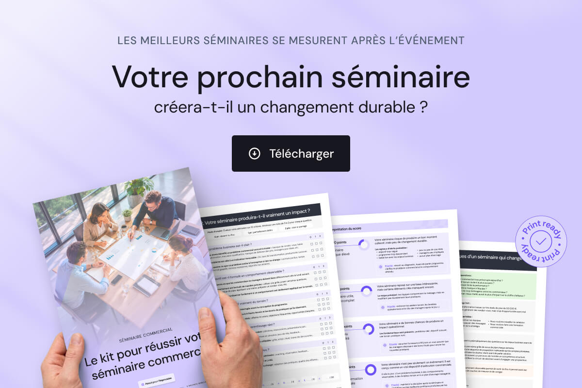 Guide du séminaire commercial