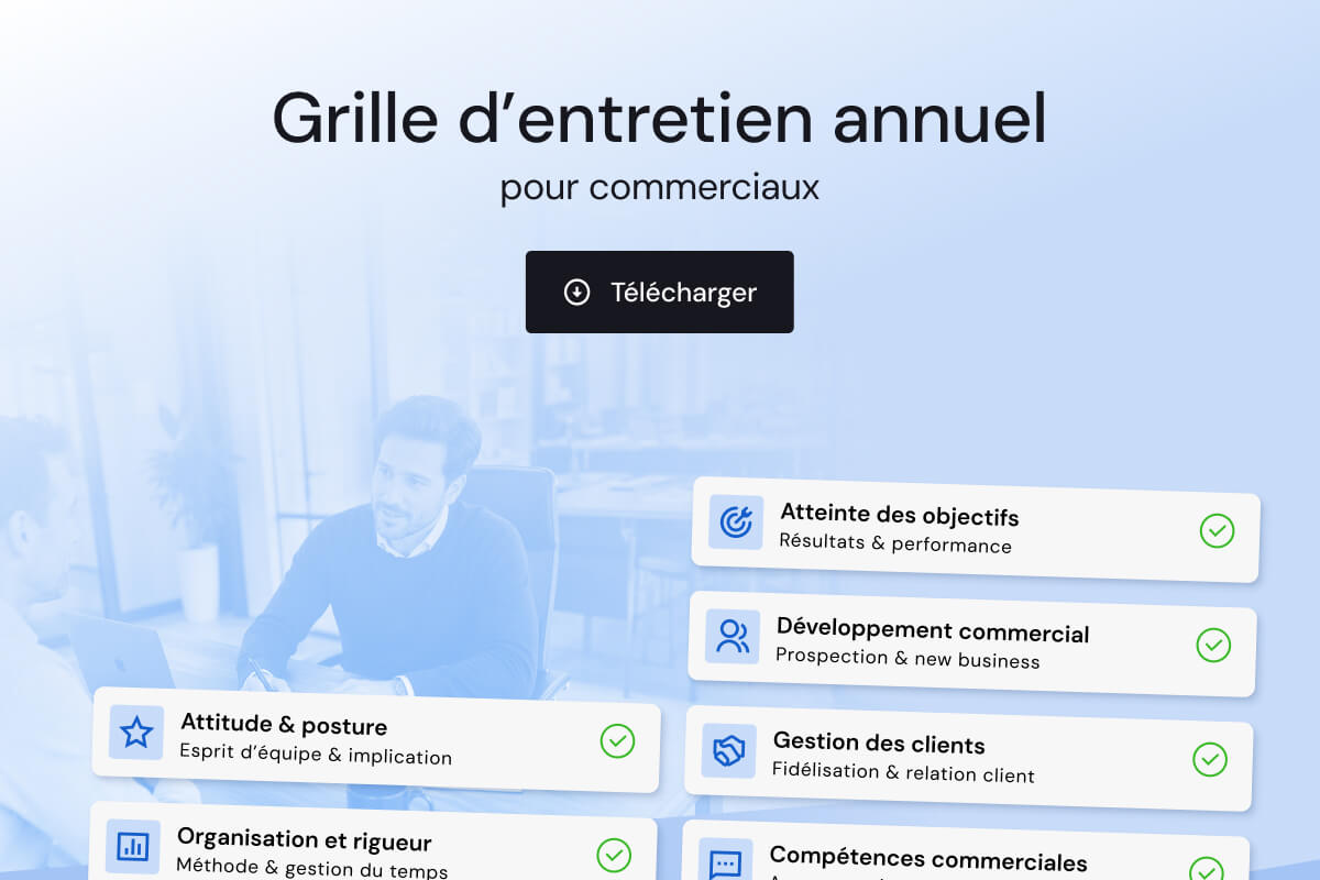 Uptoo : Grille d'entretien annuel pour commerciaux