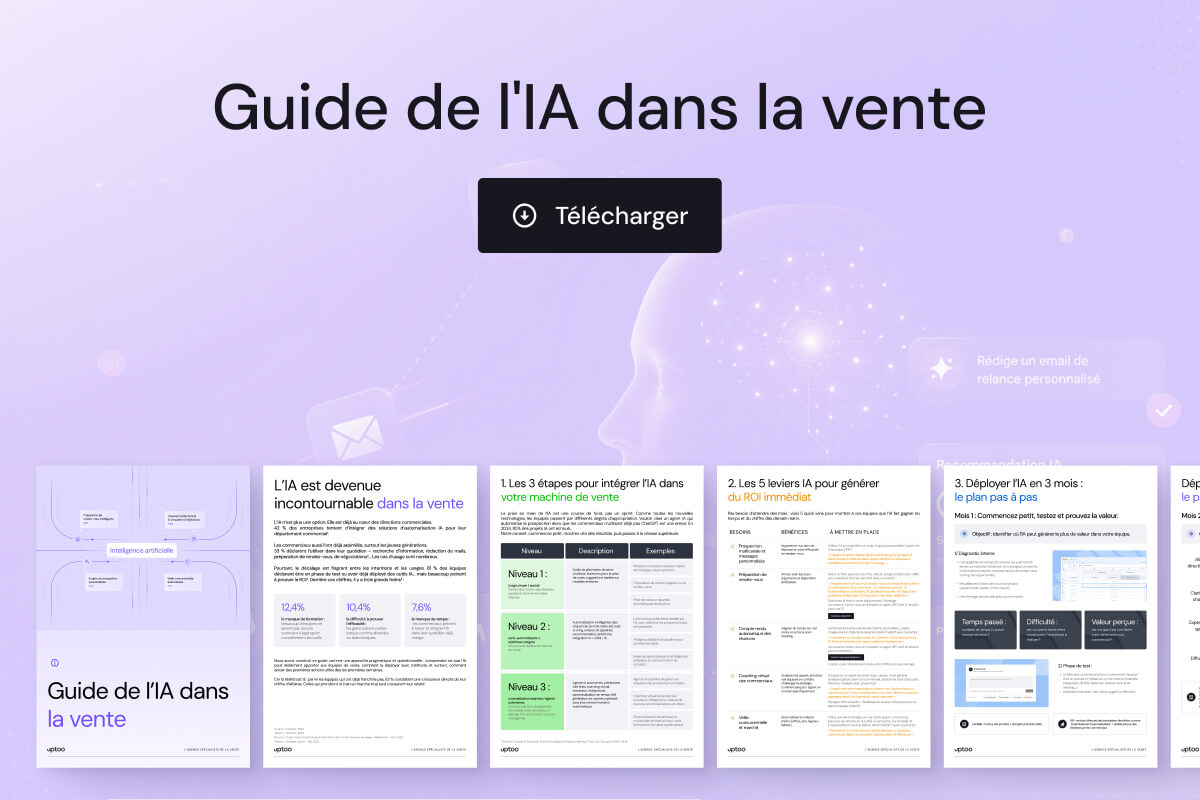 Uptoo : Guide IA dans la vente