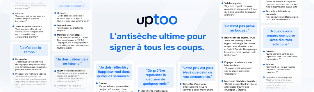 L’antisèche ultime pour lever toutes les objections (2/2)